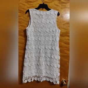 White Spring Lace Dress